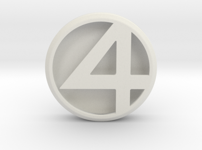 Fantastic 4 Emblem 3d printed