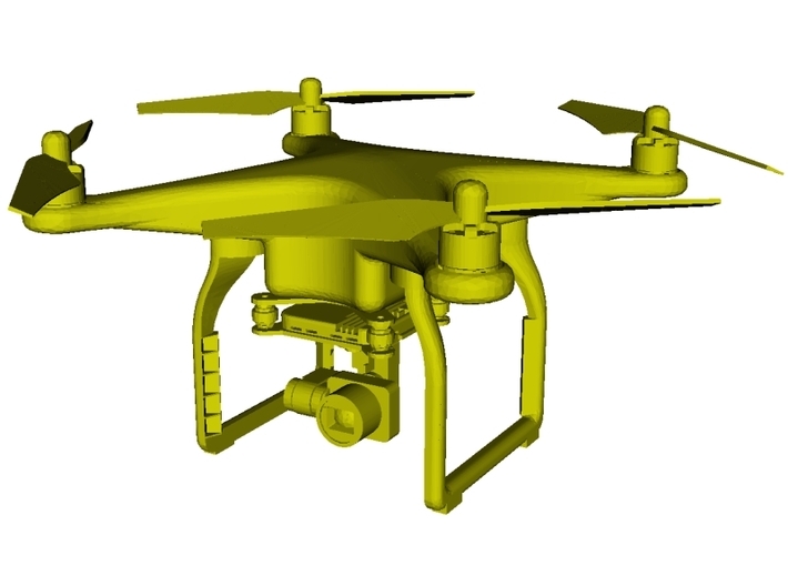 1/64 scale hand-held UAV drone miniature x 1 3d printed