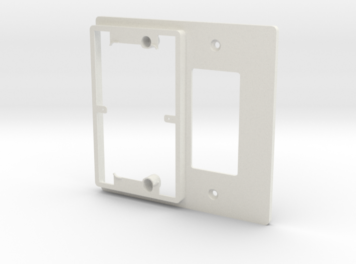 Philips Hue Dimmer Double Gang Plate (US Decora) 3d printed 