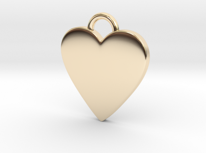Cosplay Charm - BOP Heart (variant 2) 3d printed