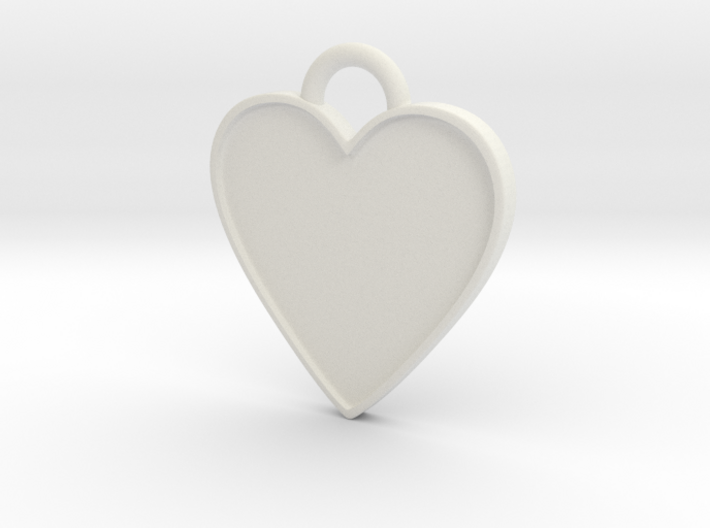 Cosplay Charm - BOP Heart Base (variant 3) 3d printed