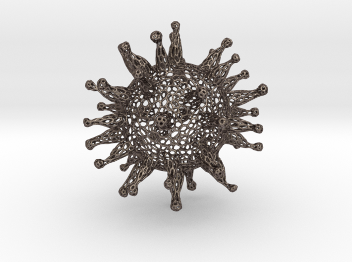 Corona Virus desktop sculpture 3d printed