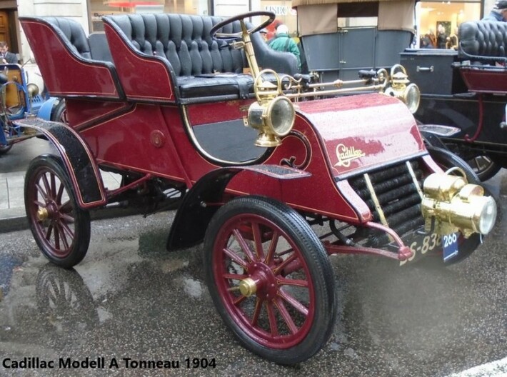 Cadillac Modell A Tonneau 1903-1904 1/32 3d printed 