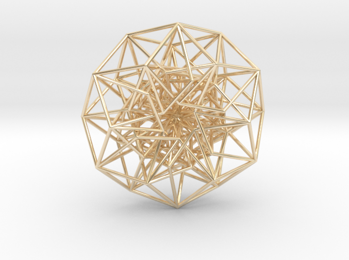6D Cube in its Toroidal form - 50x1mm - 61 vertex 3d printed