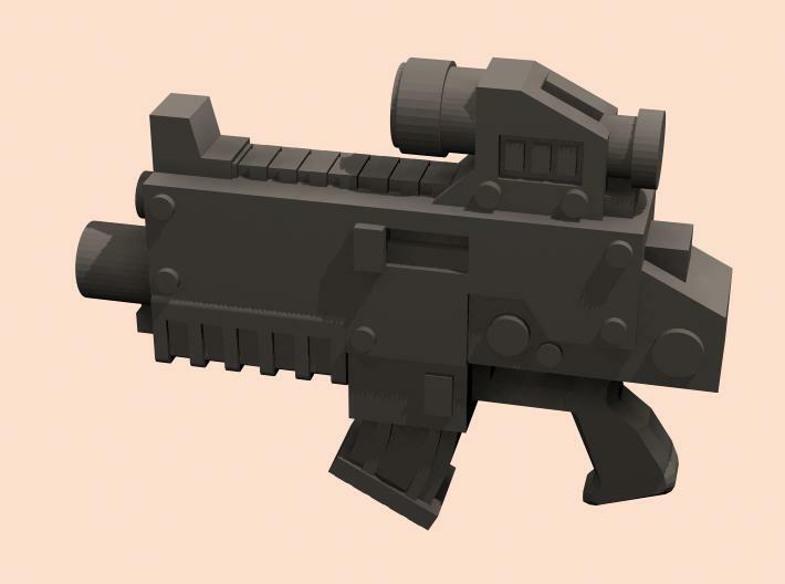 28mm gyrojet sight assault guns 3d printed 