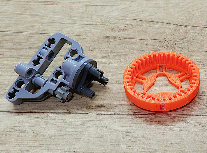 Inner Gear Wheel (Lego Technic Compatible) 3d printed 