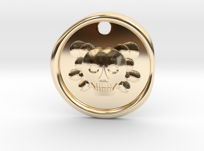 Don't Let Your Dreams Die Skull Wax Seal 3d printed
