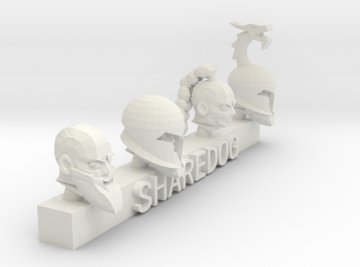Head Series: Barbarians 3d printed