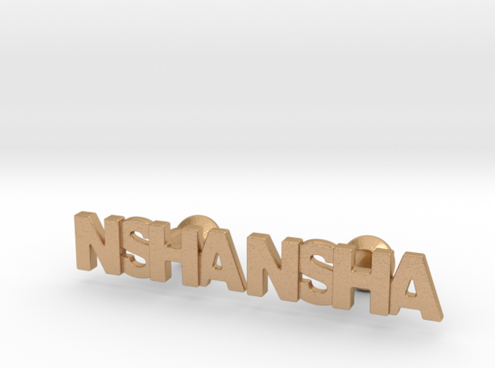 Monogram Cufflinks NSHA 3d printed