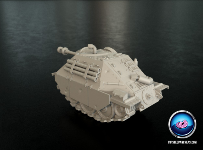 Cartoon Hetzer World War Two Tank 3d printed 