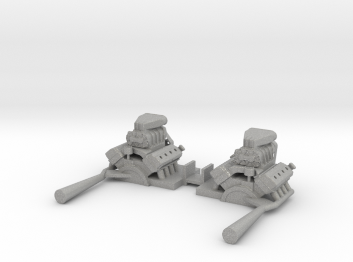 Twinmill Engines 3d printed