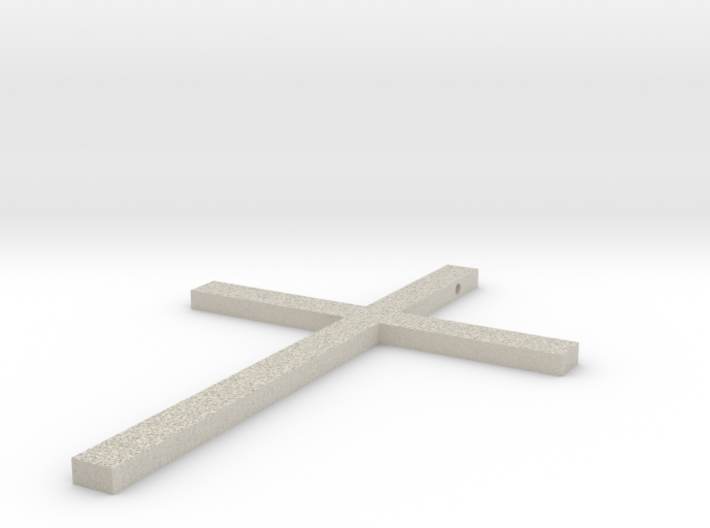 Cross Necklace 3d printed