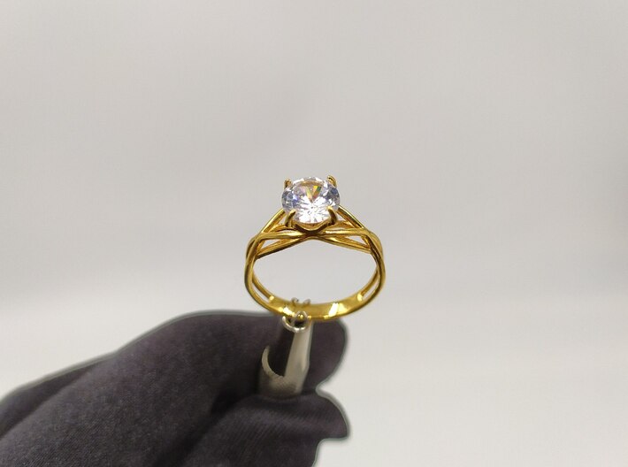 Bliss - Wedding/Engagement ring 3d printed 
