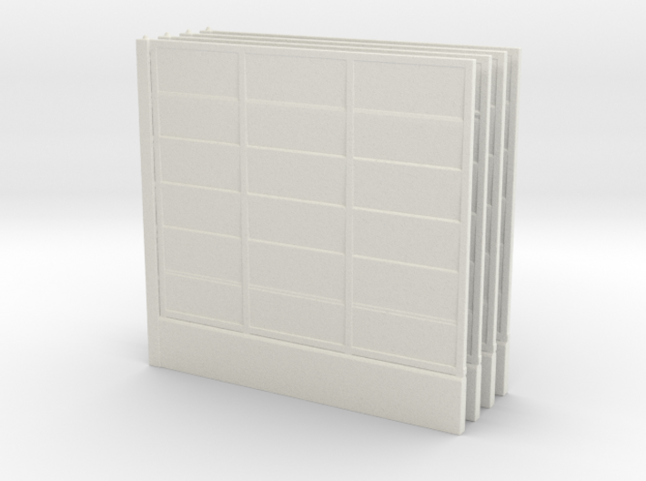 Wooden Fence Panel (x4) 1/35 3d printed