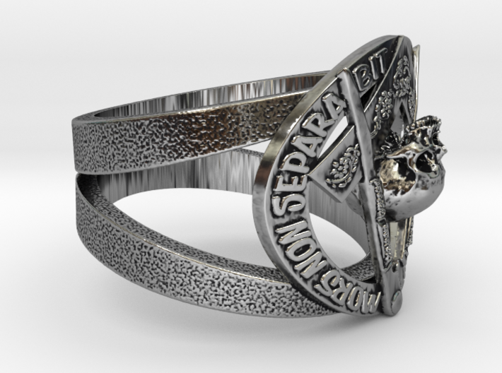 Freemason ring inside diameter 20mm 3d printed 