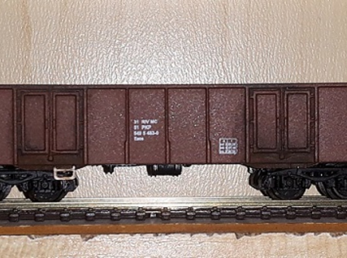1:160-coal carriage-węglarka c462w 3d printed
