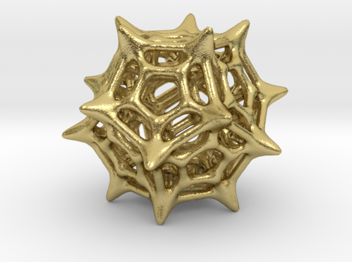 Dodecahedron Pendant Type C 3d printed