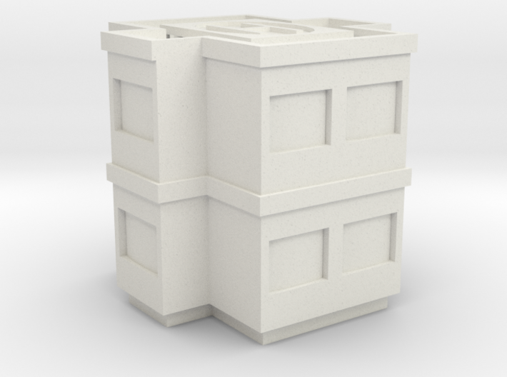 Small Stackable Office Upper Floors (Helipad) 3d printed