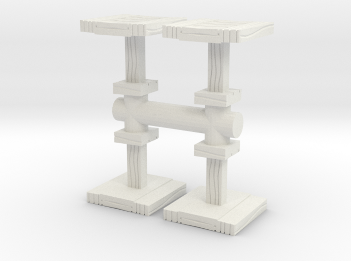 Wooden Coffee Table (x4) 1/48 3d printed