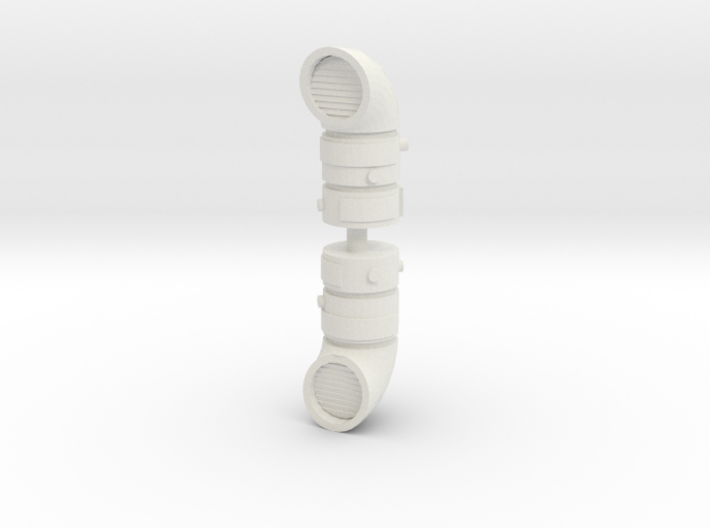 Pipeline Exhaust Vent (x2) 1/100 3d printed