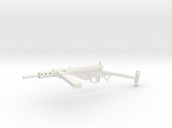 1/6th scale Sten MkII - T-bar Stock 3d printed