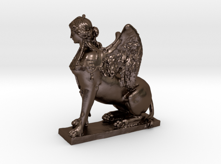 Greek Sphinx of Thebes and Oedipus 0.625&quot;_X1 3d printed