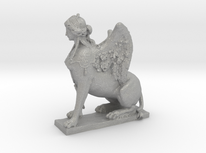 Greek Sphinx of Thebes and Oedipus 0.625&quot;_X1 3d printed