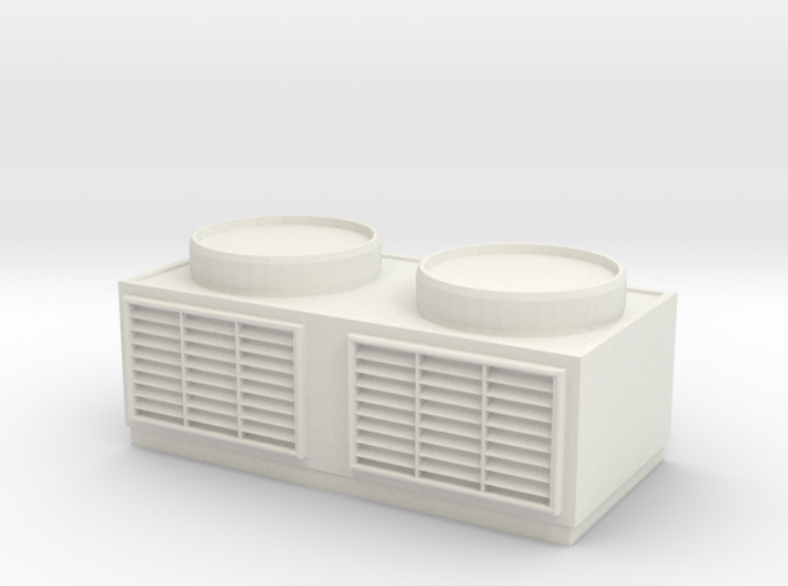 Rooftop Air Conditioning Unit 1/12 3d printed