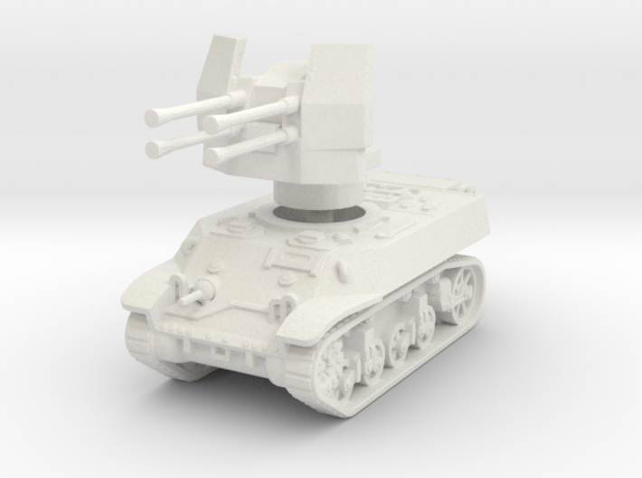 M3A3 with Flakvierling 38 1/120 3d printed