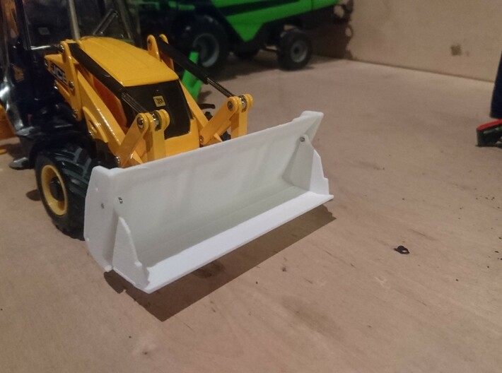4in1 Multifunctional shovel for Britains JCB 3CX 3d printed 