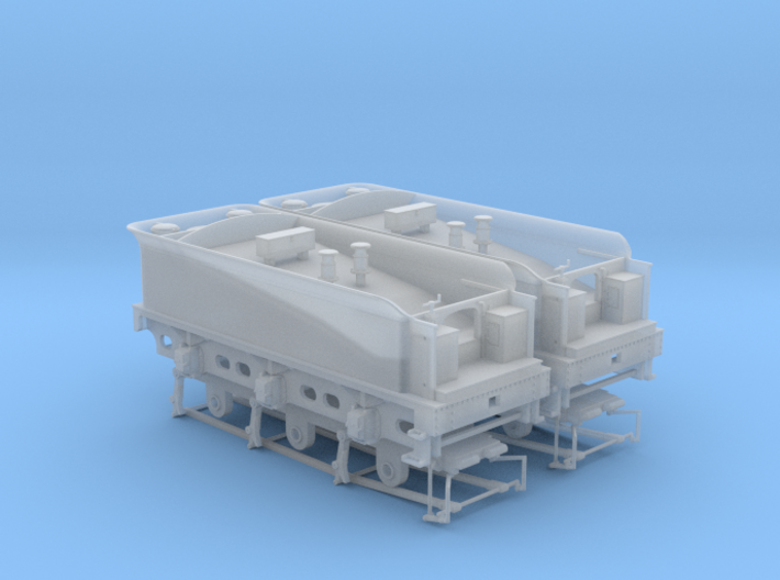812 Tender 3000g DOUBLE Pack &amp; EM-P4 Chassis 3d printed