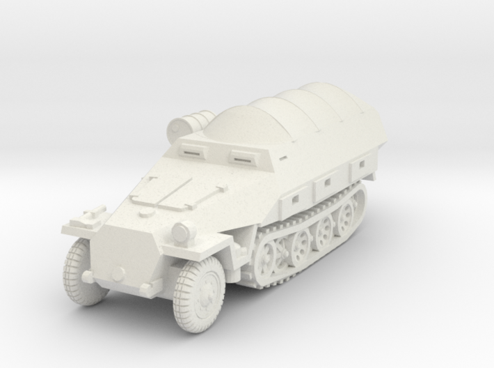 Sdkfz 251/8 D Ambulance (covered) 1/76 3d printed