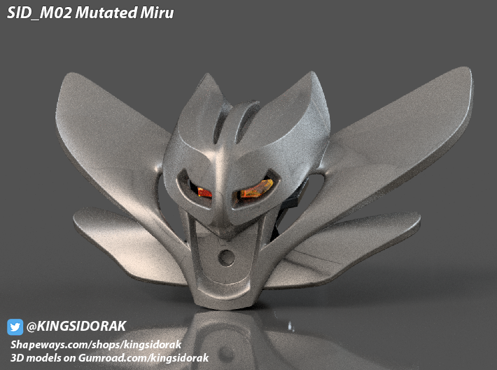 SID_M02 Mutated Miru for Bionicle 3d printed 