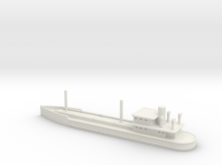 1/700 Scale YO-30 Steel-hulled Fuel Oil Barge 3d printed