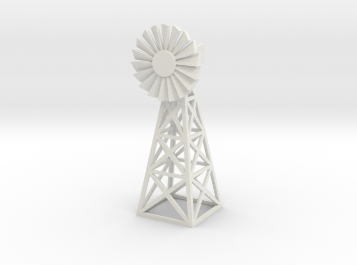 Steel Windmill 1/24 3d printed