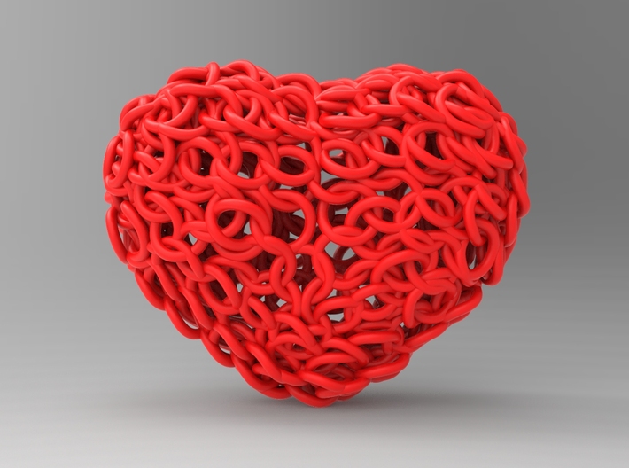 heart 3d printed