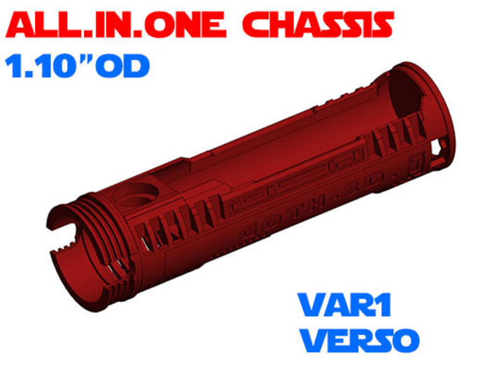 ALL.IN.ONE - 1.10&quot;OD - Verso chassis Var1 3d printed