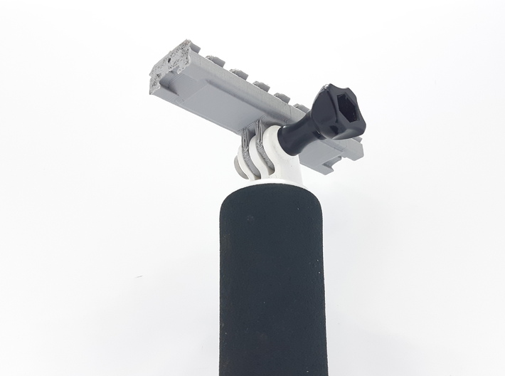 Go Pro Mount to Picatinny Adapter 3d printed 