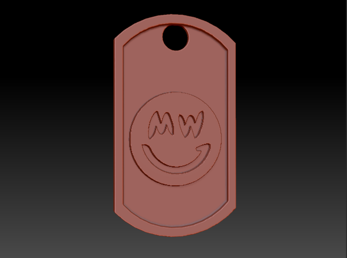 Grin Cryptocurrency Themed Dog Tag 3d printed 