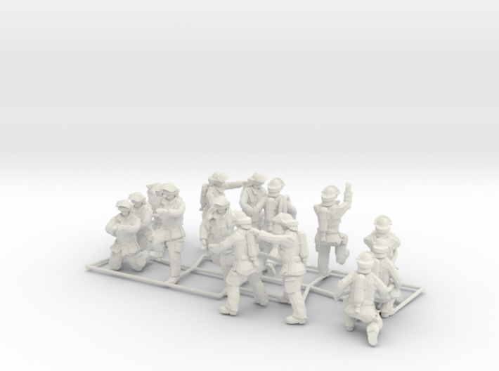 1/64 Fire Fighter Set 1 3d printed