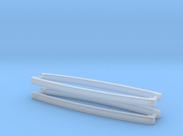 Curved Handles: Fridge &amp; Oven (4 pc) 3d printed