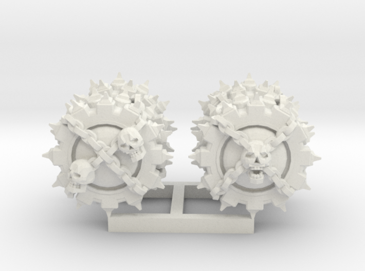 Wheel 4-Pack Chaos Edition: 3x1,3 cm size.  3d printed 