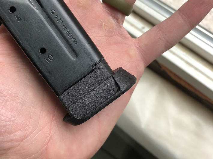 Pro Ledge 10 Round XL Filled basepad for SIG P365 3d printed