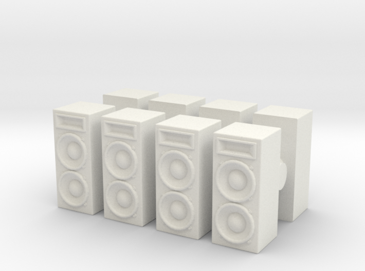 Stage Speaker (x8) 1/100 3d printed