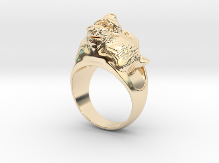 Ring Bear 3d printed