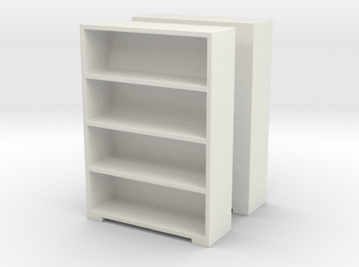 Bookshelf (x2) 1/72 3d printed