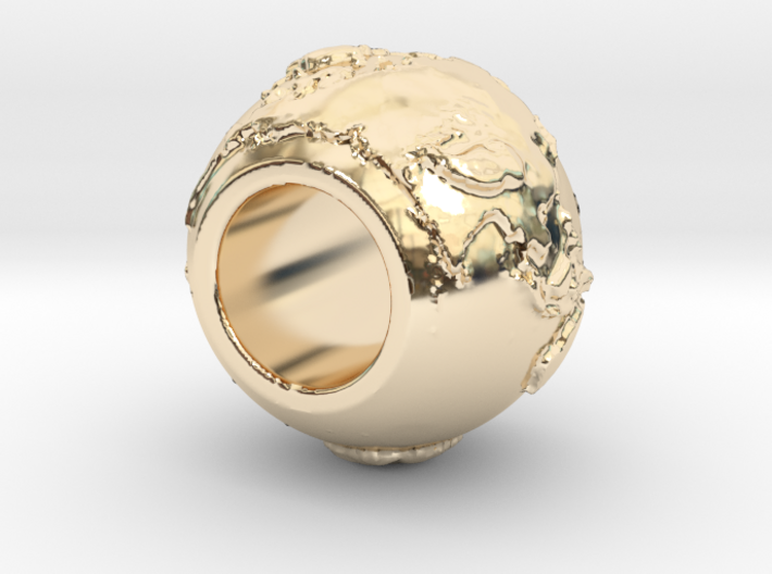ring with land embossed around 3d printed