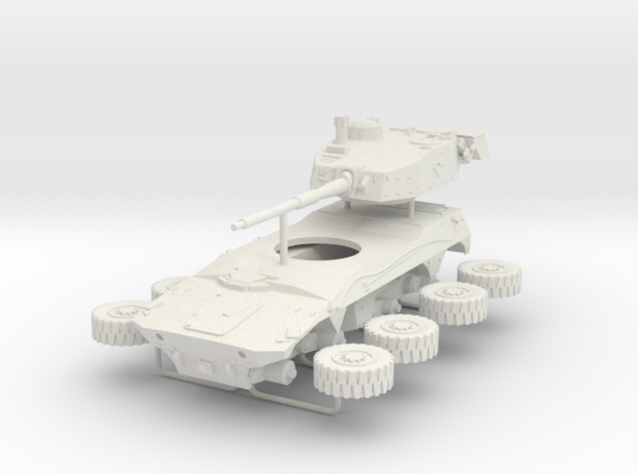 Rooikat 76 South African armoured Scale: 1:87 3d printed