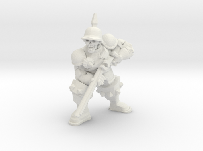 Character Series: Undead Musketeer 3d printed 