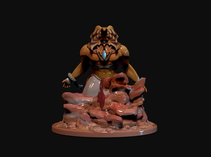 Exodia 3d printed Render inside 3D software (with paint&textures)